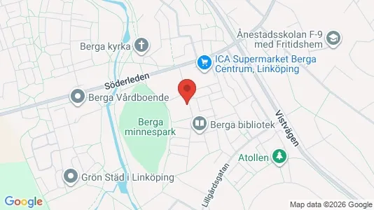 Bostadsrätter till salu i Linköping - kort over placeringen