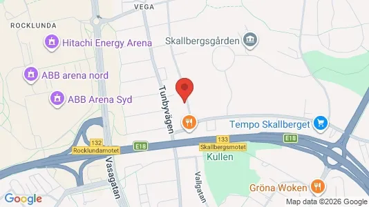Bostadsrätter till salu i Västerås - kort over placeringen