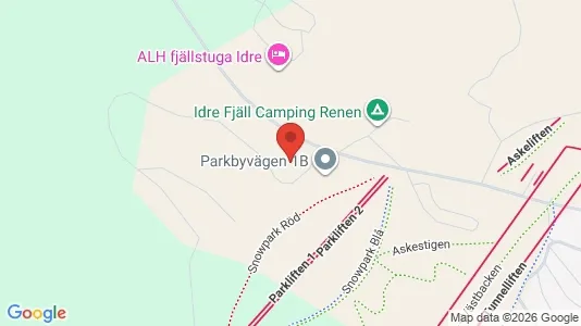 Bostadsrätter till salu i Älvdalen - kort over placeringen