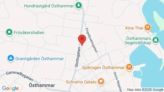 Bostadsrätter till salu i Östhammar - kort over placeringen