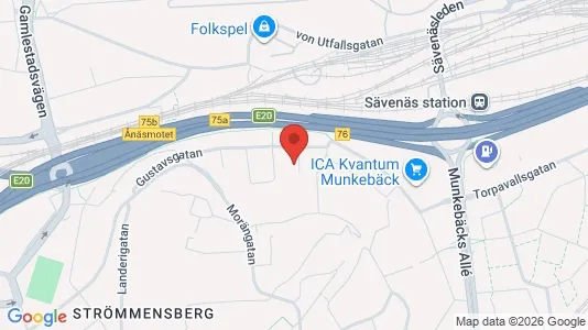 Bostadsrätter till salu i Örgryte-Härlanda - kort over placeringen