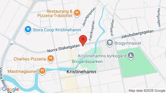 Lägenheter att hyra i Kristinehamn - kort over placeringen