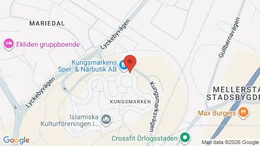 Lägenheter att hyra i Karlskrona - kort over placeringen