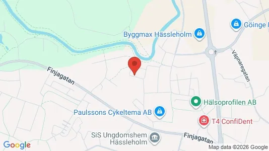 Lägenheter att hyra i Hässleholm - kort over placeringen