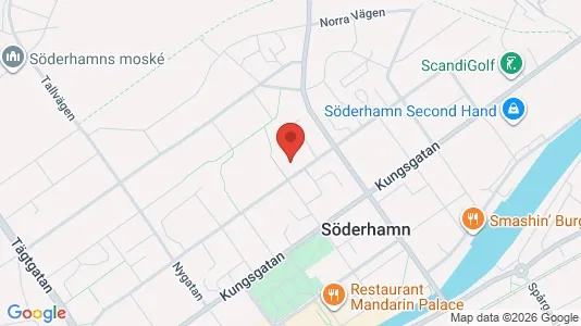 Lägenheter till salu i Söderhamn - kort over placeringen
