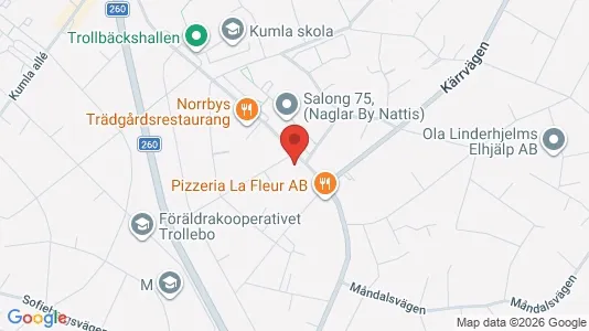 Lägenheter till salu i Tyresö - kort over placeringen