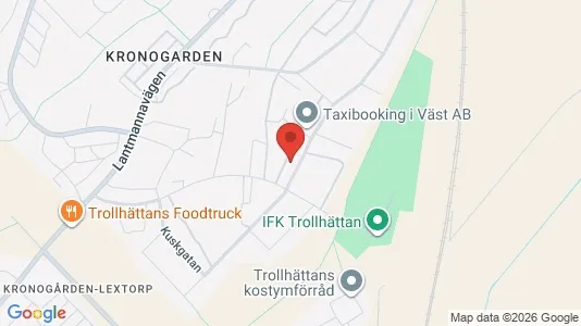 Lägenheter till salu i Trollhättan - kort over placeringen
