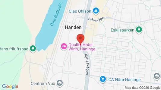 Lägenheter till salu i Haninge - kort over placeringen