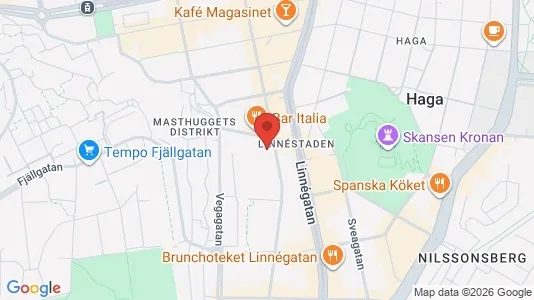 Lägenheter till salu i Göteborg Centrum - kort over placeringen