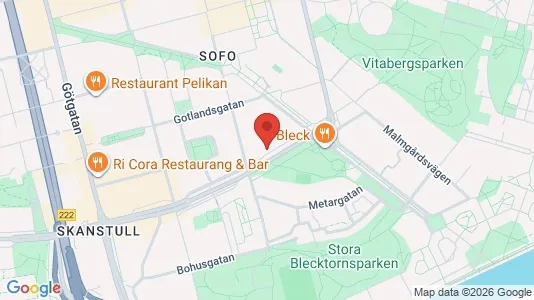 Lägenheter till salu i Södermalm - kort over placeringen