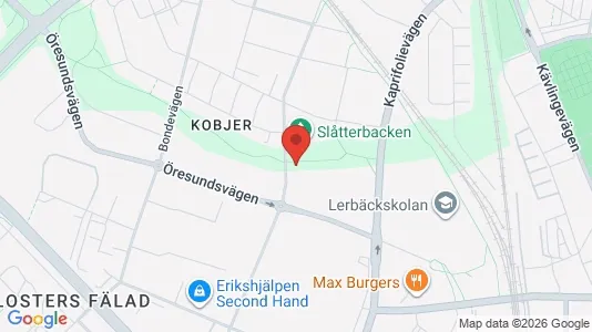 Lägenheter att hyra i Lund - kort over placeringen