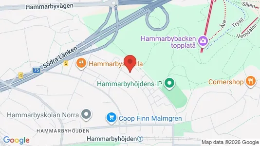 Lägenheter att hyra i Söderort - kort over placeringen