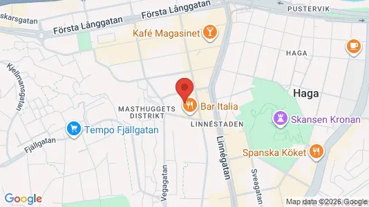 Lägenheter att hyra i Göteborg Centrum - kort over placeringen