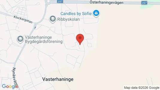 Lägenheter att hyra i Haninge - kort over placeringen