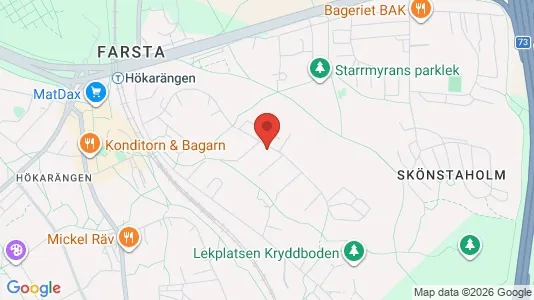 Lägenheter att hyra i Söderort - kort over placeringen