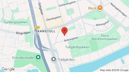 Lägenheter att hyra i Södermalm - kort over placeringen