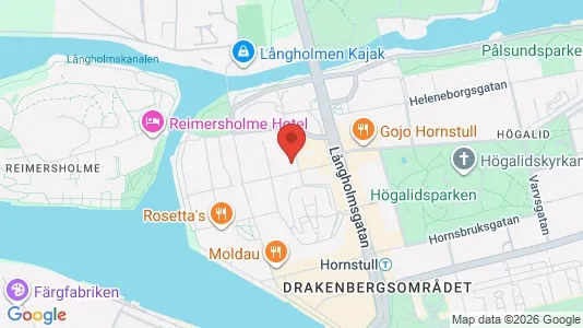 Lägenheter att hyra i Södermalm - kort over placeringen