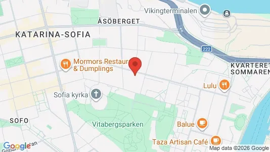 Lägenheter att hyra i Södermalm - kort over placeringen