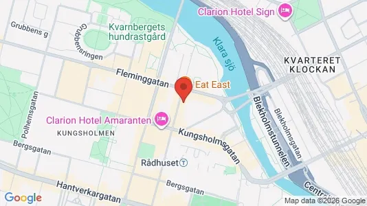 Lägenheter att hyra i Kungsholmen - kort over placeringen