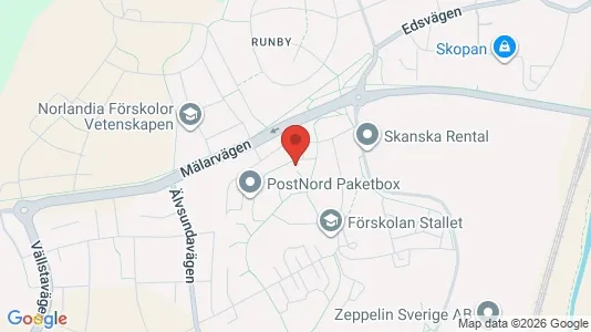 Lägenheter att hyra i Upplands Väsby - kort over placeringen