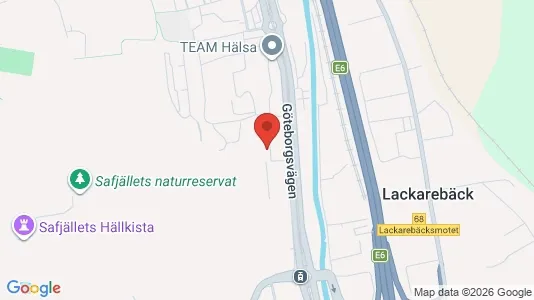 Lägenheter att hyra i Mölndal - kort over placeringen
