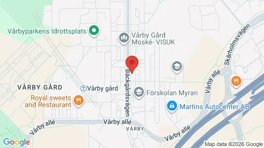 Lägenheter att hyra i Huddinge - kort over placeringen