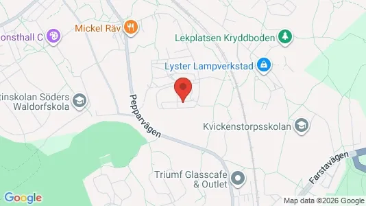 Lägenheter att hyra i Söderort - kort over placeringen