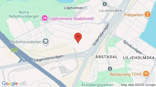 Lägenheter att hyra i Södermalm - kort over placeringen