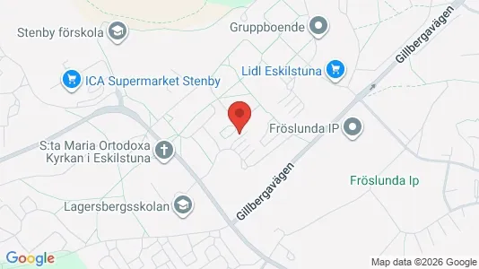 Lägenheter att hyra i Eskilstuna - kort over placeringen