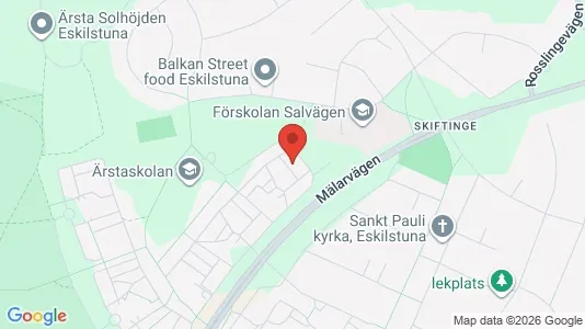 Lägenheter att hyra i Eskilstuna - kort over placeringen