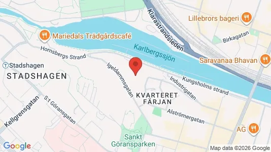 Lägenheter att hyra i Kungsholmen - kort over placeringen