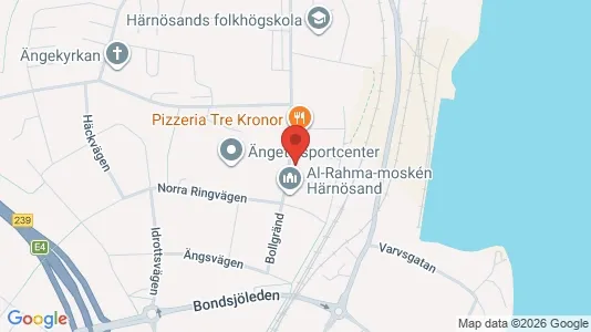 Lägenheter att hyra i Härnösand - kort over placeringen