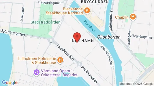 Bostadsrätter till salu i Karlstad - kort over placeringen