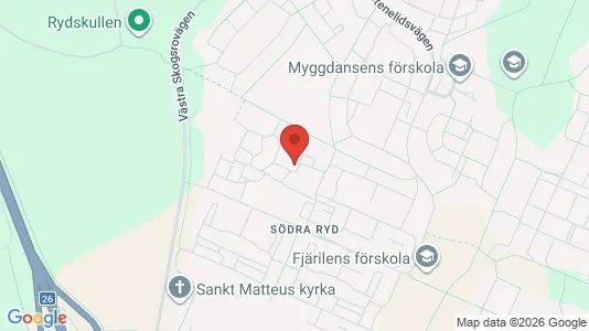 Bostadsrätter till salu i Skövde - kort over placeringen