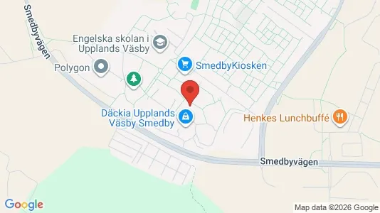 Bostadsrätter till salu i Upplands Väsby - kort over placeringen