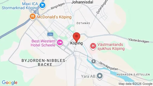 Fritidshus till salu i Köping - Bild från Google Street View