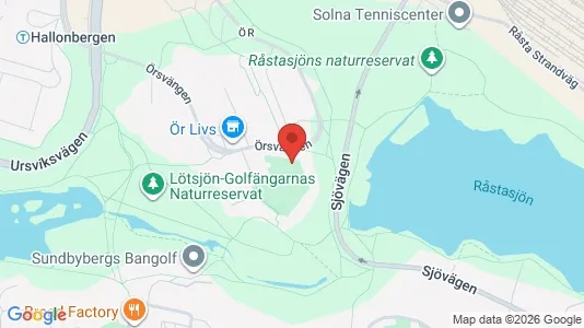 Bostadsrätter till salu i Sundbyberg - kort over placeringen