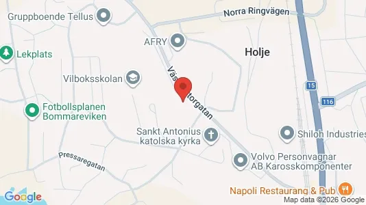 Lägenheter att hyra i Olofström - kort over placeringen