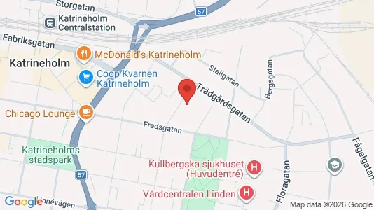 Lägenheter att hyra i Katrineholm - kort over placeringen