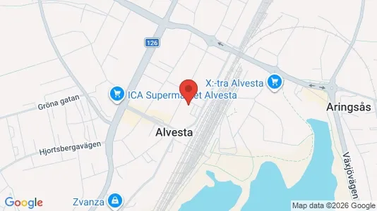 Lägenheter att hyra i Alvesta - Bild från Google Street View