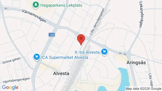 Lägenheter att hyra i Alvesta - Bild från Google Street View