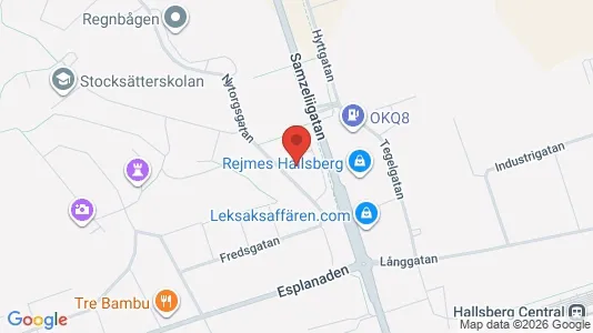 Lägenheter att hyra i Hallsberg - kort over placeringen