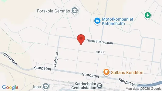 Lägenheter att hyra i Katrineholm - kort over placeringen