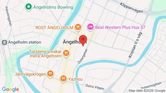 Lägenheter att hyra i Ängelholm - kort over placeringen