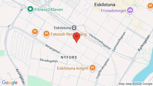 Lägenheter att hyra i Eskilstuna - kort over placeringen