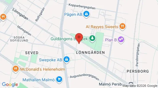 Bostadsrätter till salu i Malmö Centrum - kort over placeringen