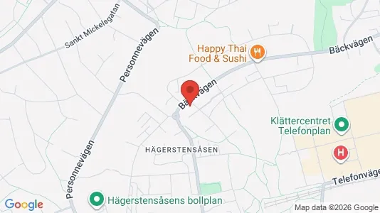 Bostadsrätter till salu i Söderort - kort over placeringen