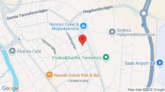 Bostadsrätter till salu i Linköping - kort over placeringen