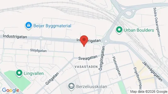 Bostadsrätter till salu i Linköping - kort over placeringen