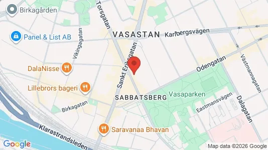 Bostadsrätter till salu i Stockholm Innerstad - kort over placeringen